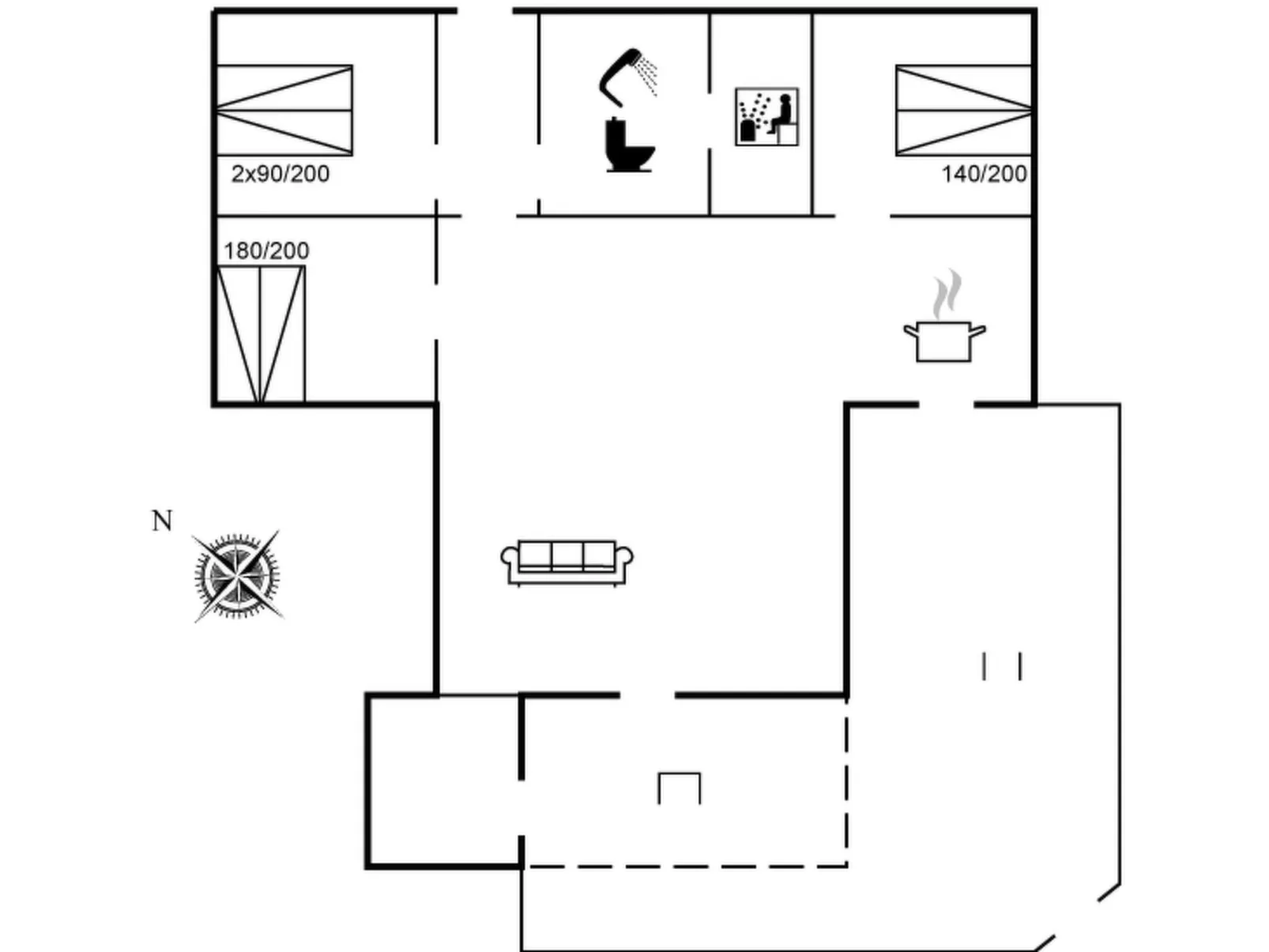 "Aletha" - 180m from the sea-Inside