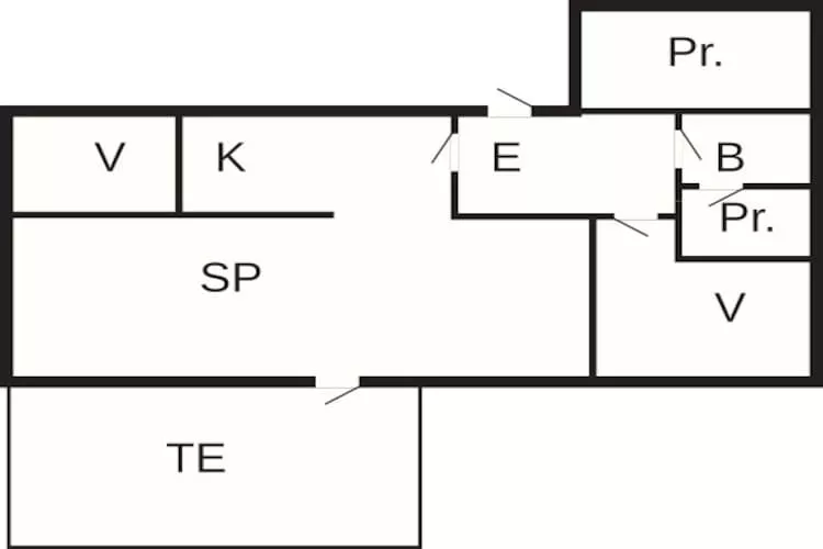 Maison de vacances pour 4 a Østervrå-By Traum-Plan