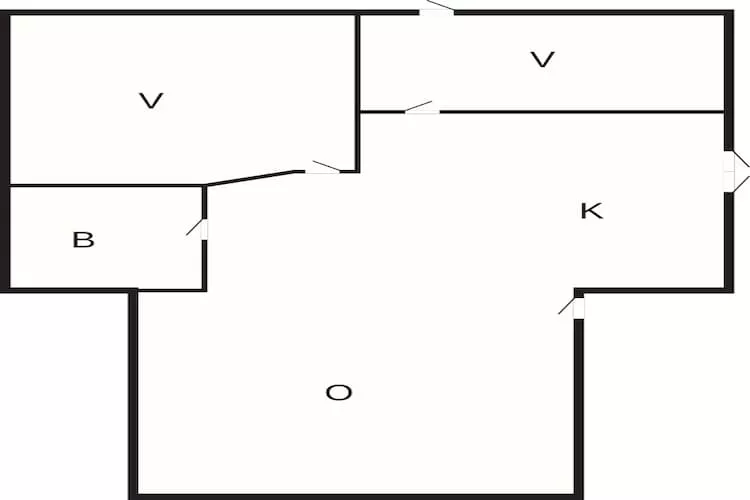 Maison de vacances près de la plage de Sæby - Plan