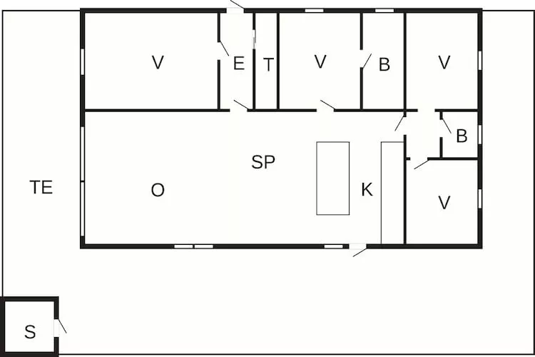 5 star holiday home in Vestervig-By Traum-Floor plan