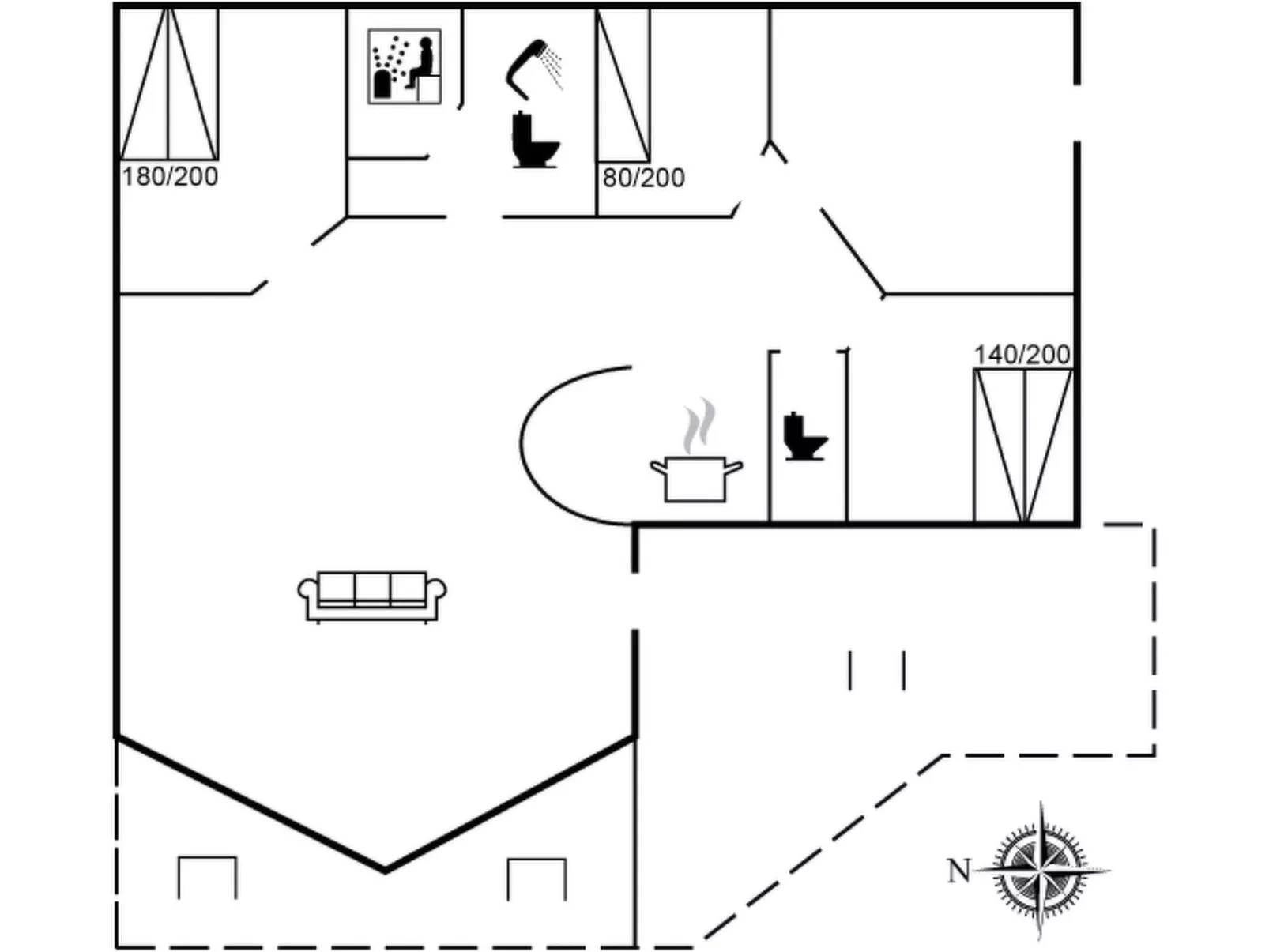 "Ljuba" - 1.3km from the sea