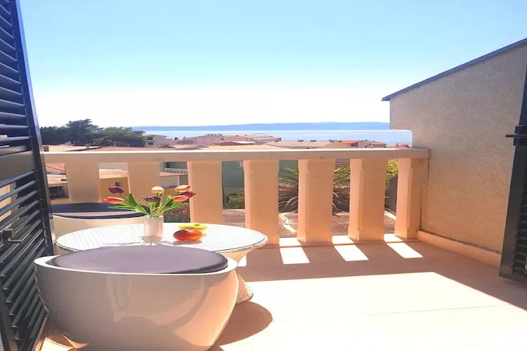 Apartments Villa Angela - Studio Apartment with Balcony and Sea View (Dajana)