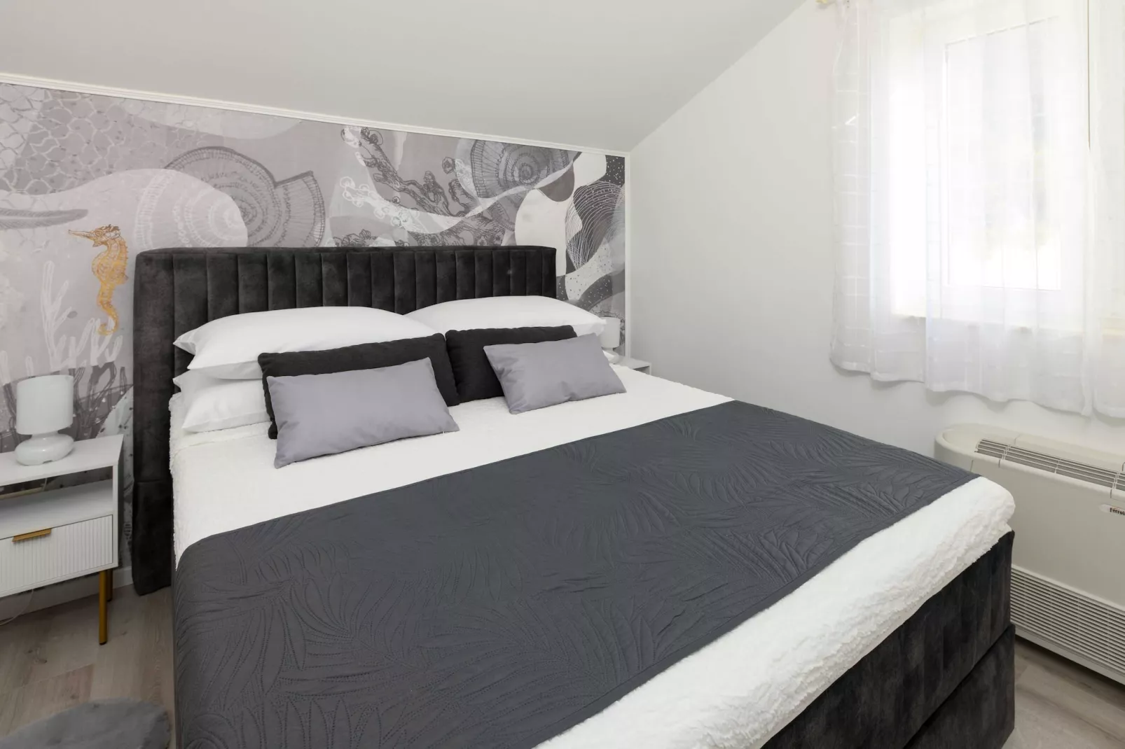 Villa Panorama Dubrovnik (A4) - Premium One Bedroom Apartment with Terrace and sea View-Bedroom