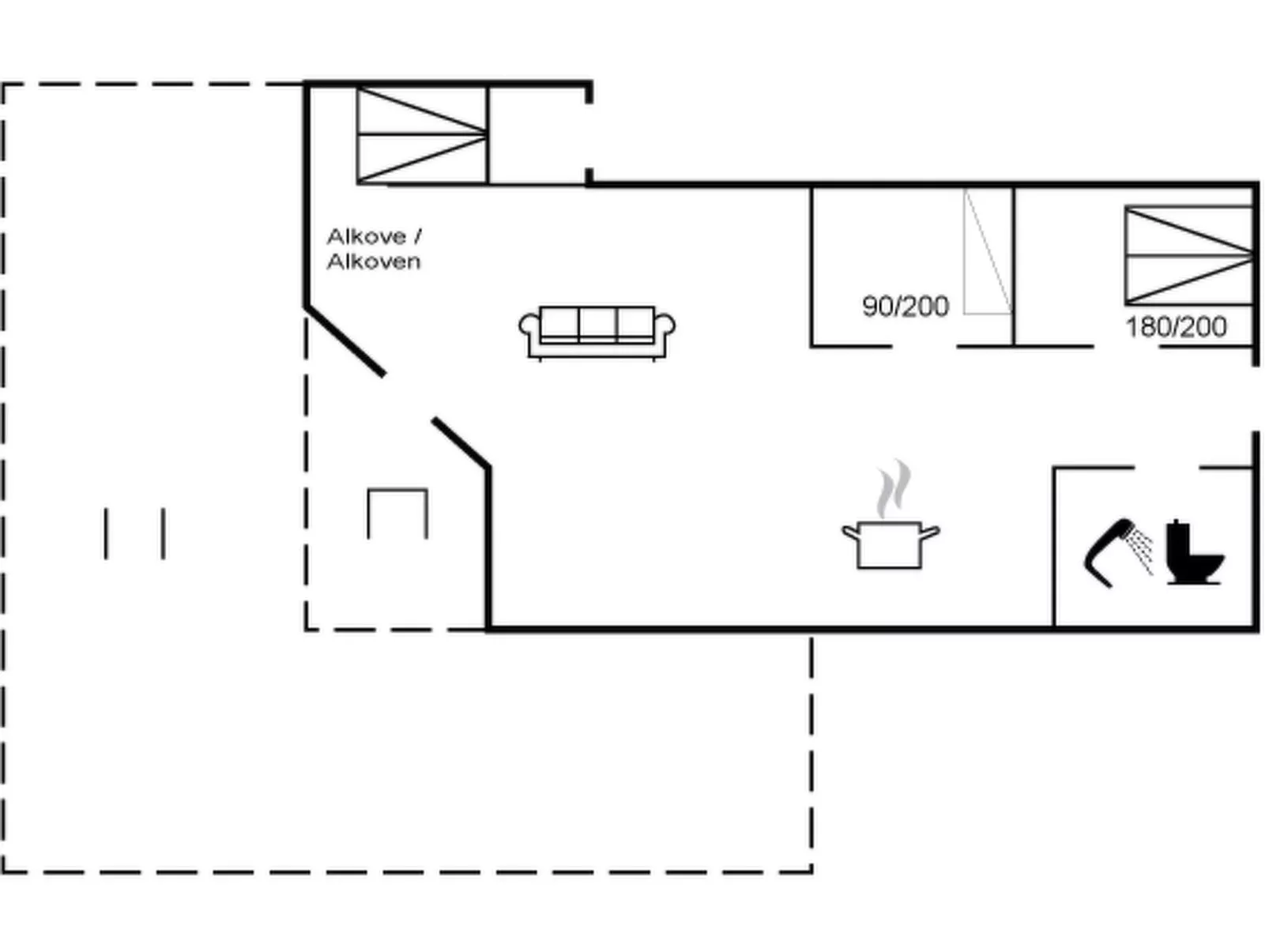 "Ågot" - 350m from the sea