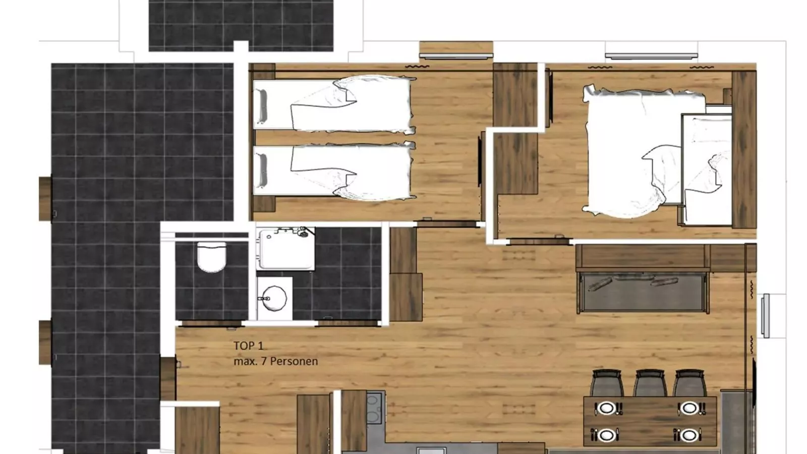 Sonnenhaus - Floor plan
