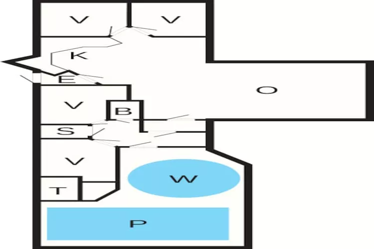 4 etoiles maison de vacances a Blåvand-Plan