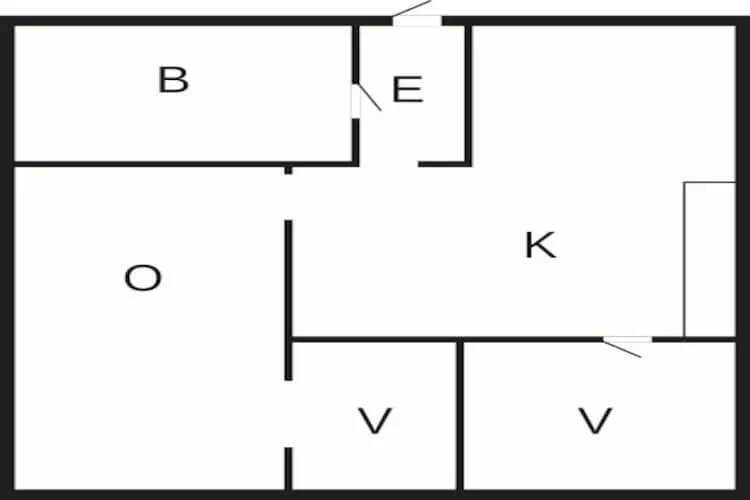 Charmantes Ferienhaus am Sjunnaryd-See-Grundriss