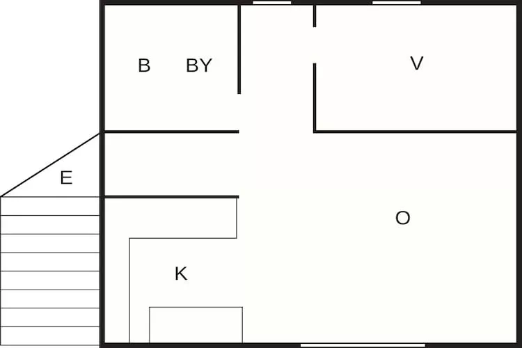4 person holiday home in HENÅN - Floor plan