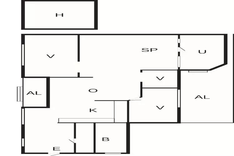 4 Sterne Ferienhaus in VÄRNAMO-Grundriss