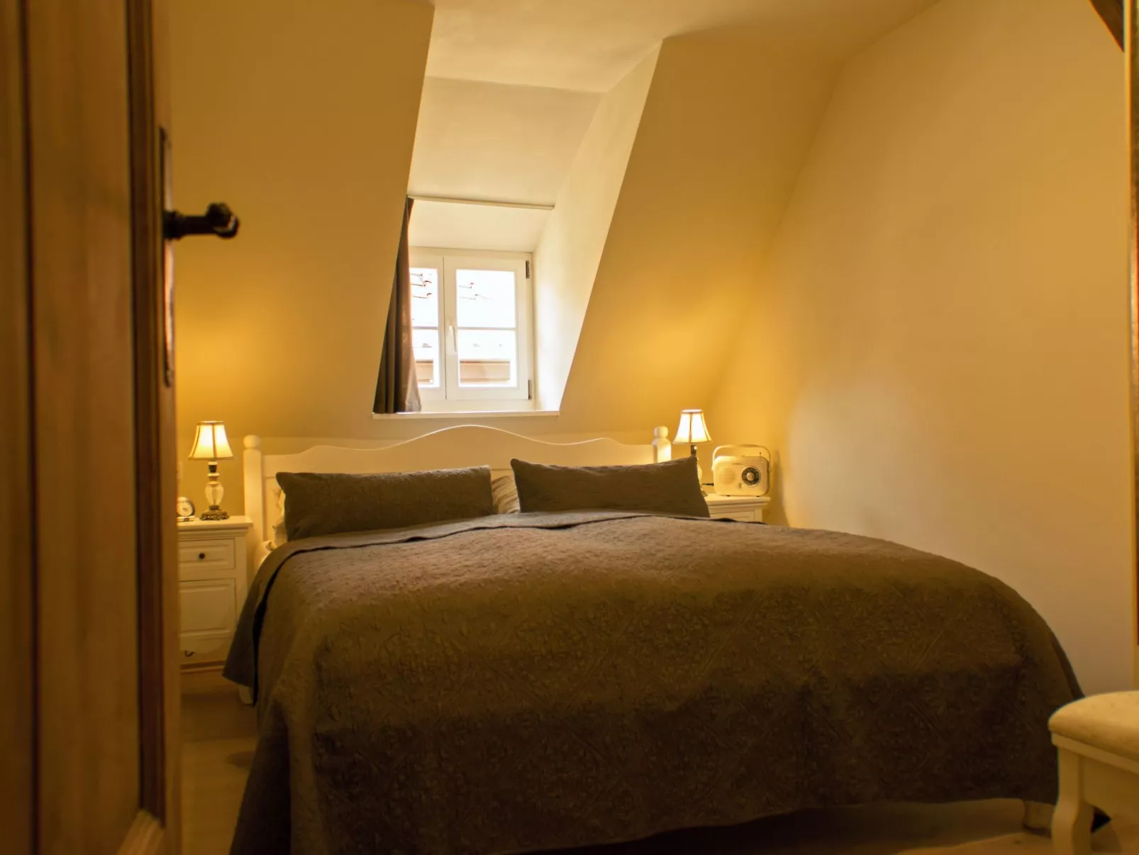 Komfortabler Urlaub im Fachwerkhäuschen mit Gartenterrase und einem Ambiente ei