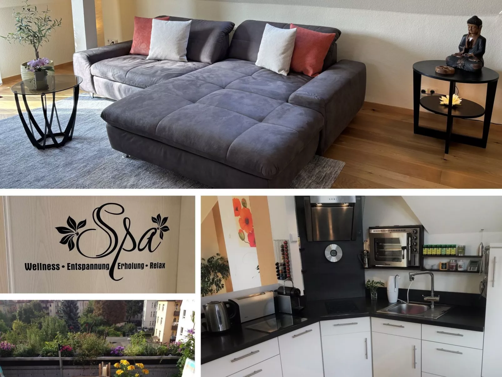 Stadtpark-Oase, ruhig, zentral, Balkon, Sauna