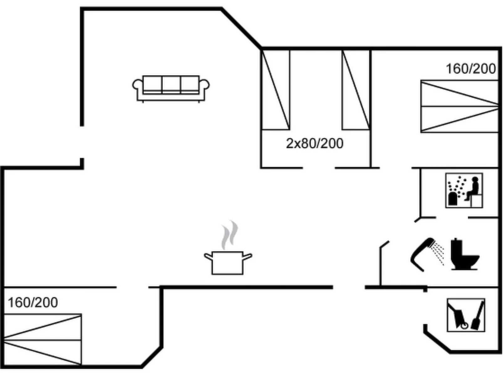 "Lilla" - 120m from the sea