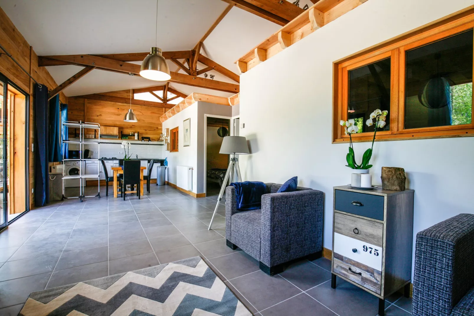 Domaine du pont vieux  Bâtiment principal/Annexe/chalet bois-Living room