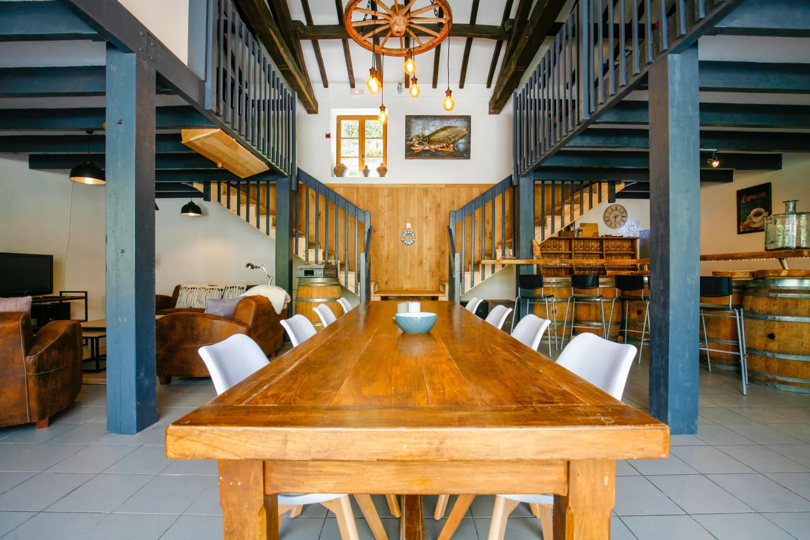 Domaine du pont vieux  Bâtiment principal/Annexe/chalet bois-Dining room