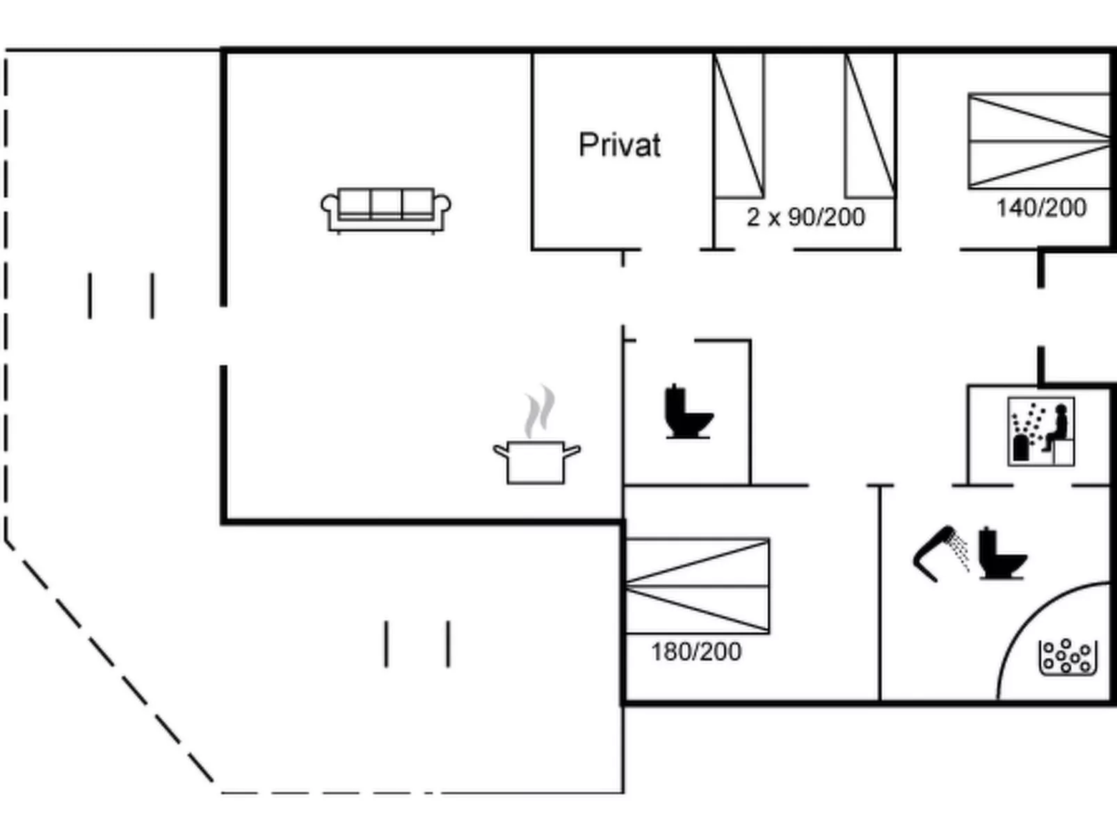"Emelia" - 50m from the sea