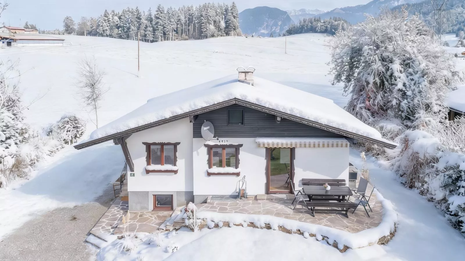 Chalet Pölven-Extérieur hiver