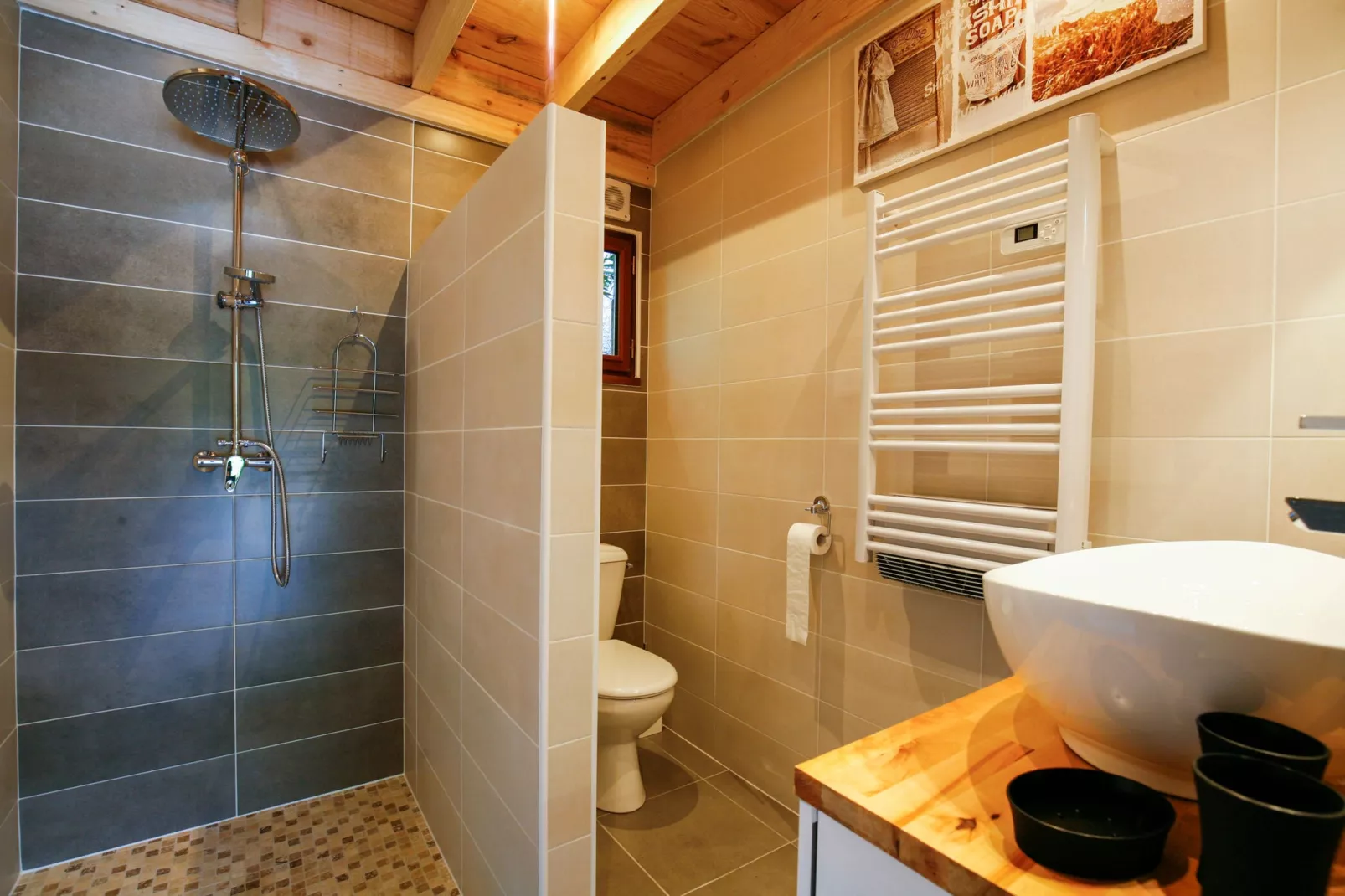 Domaine du pont vieux  Bâtiment principal/Annexe/chalet bois-Bathroom