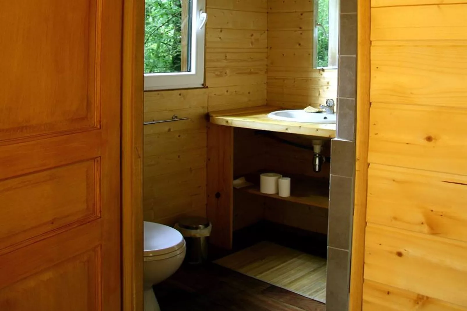 Ecolodge en Sequoia-Salle de bain