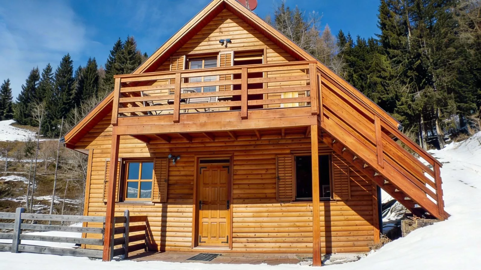 Karawankenpanorama-Exterior in winter