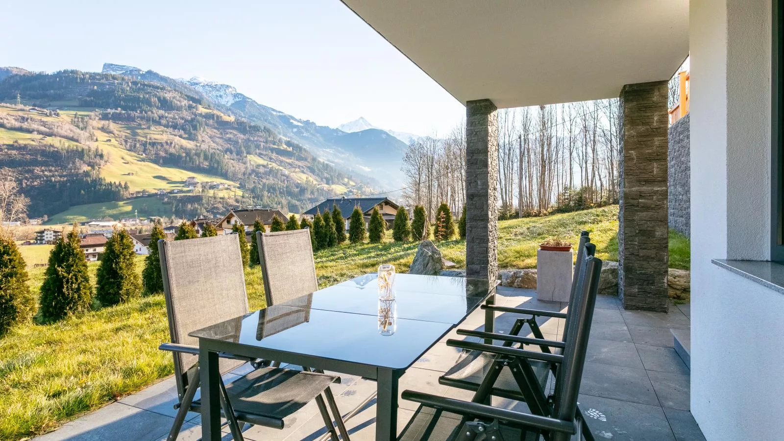 Appart Zell - Terrasse/Balkon