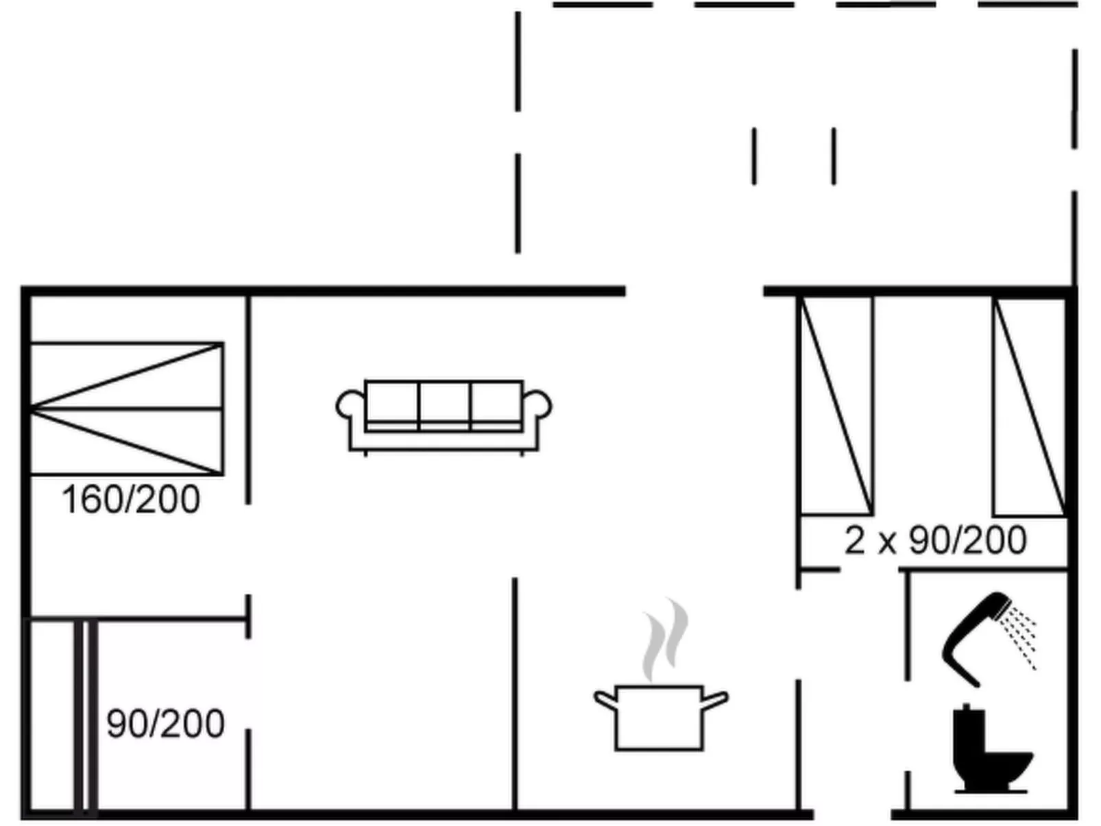 "Wale" - 100m from the sea