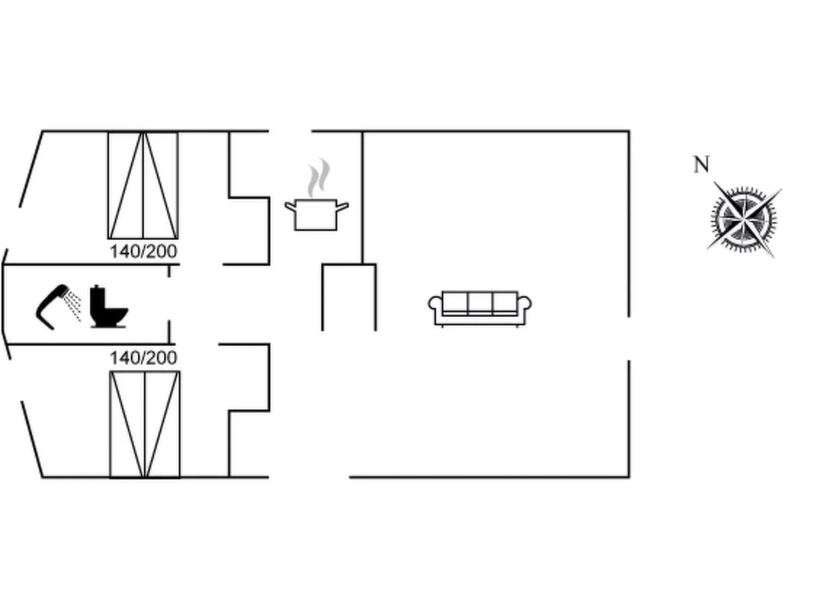 "Ordan" - 140m to the fjord