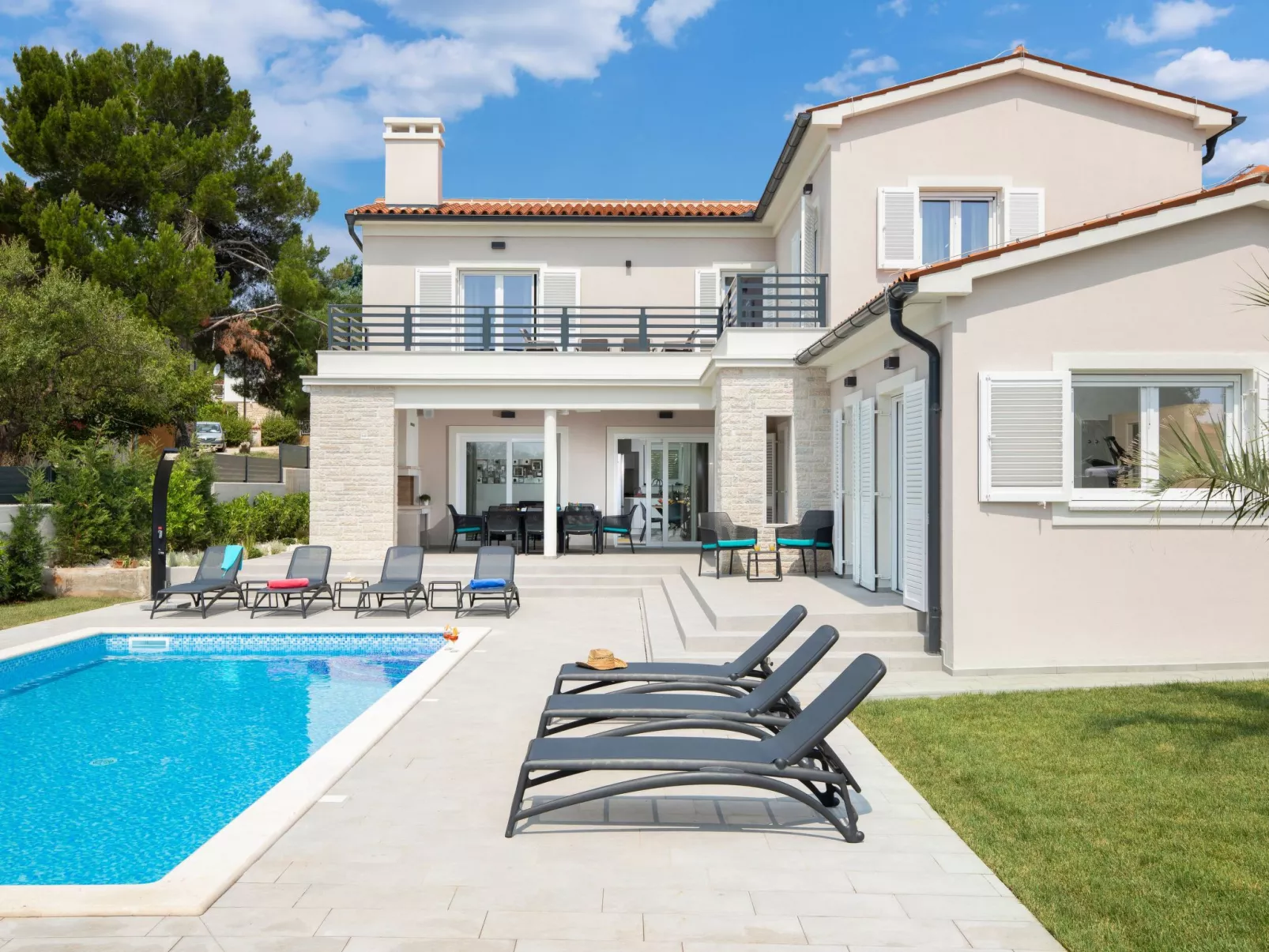 Villa in Premantura mit privatem beheizten Pool  und Sauna