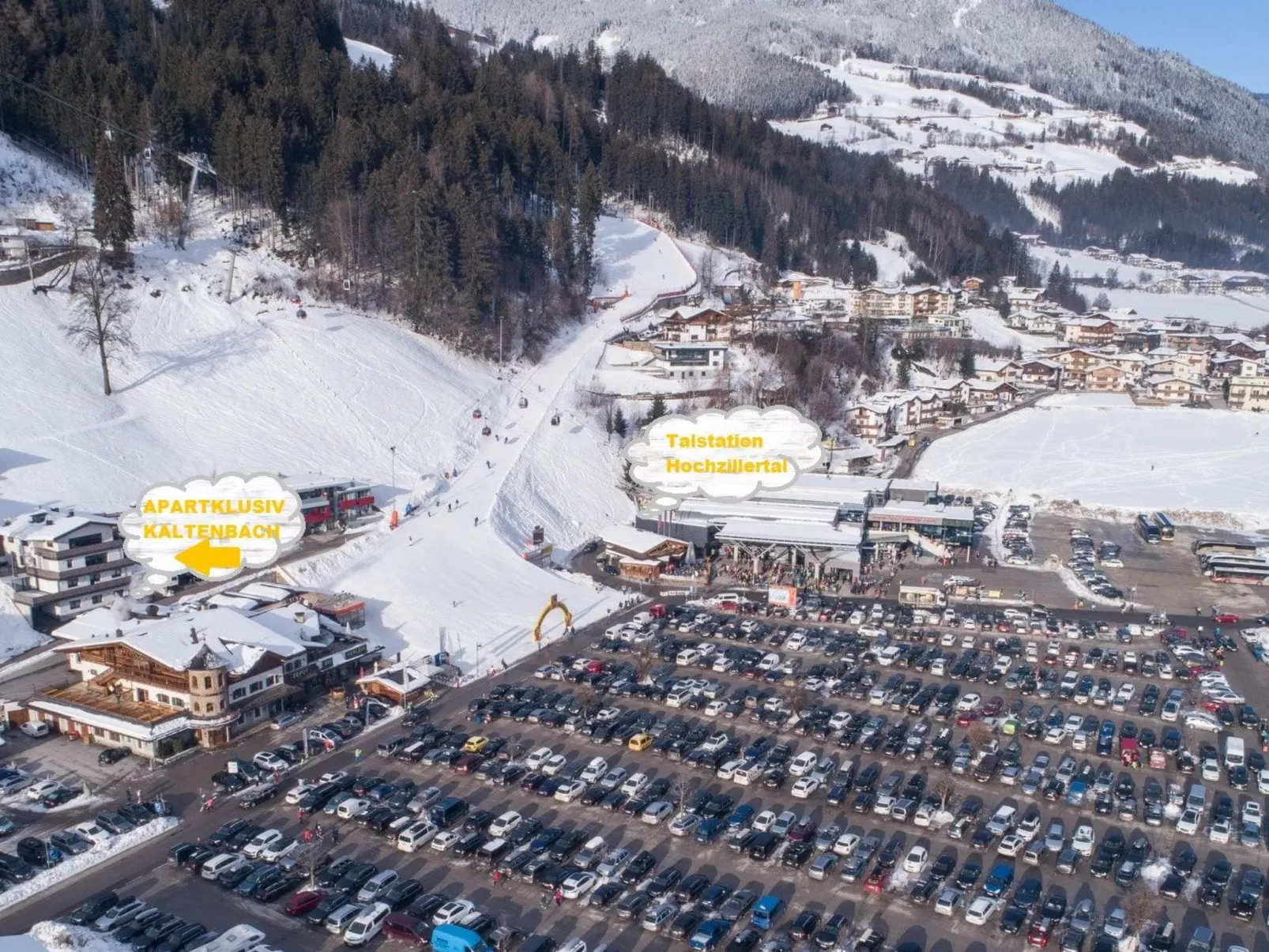 Appartement in Kaltenbach mit Grill