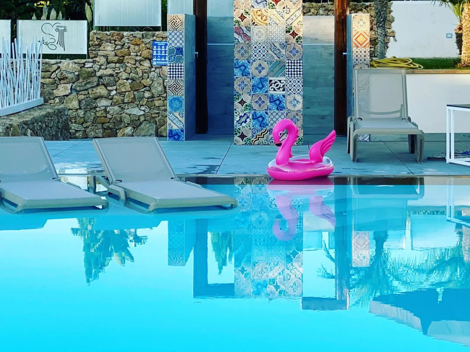 Wohnung GIallo mit Schwimmbad und Meerblick