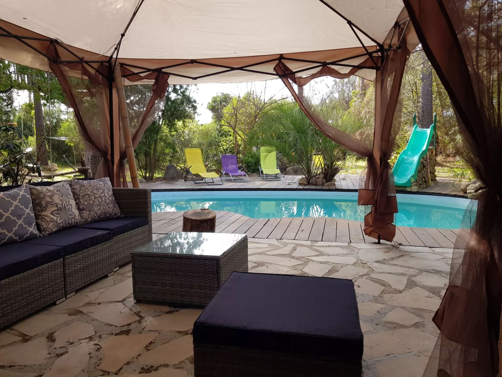 Villa La Marine mit beheiztem Pool, 5 Minuten zu Fuß vom Meer entfernt