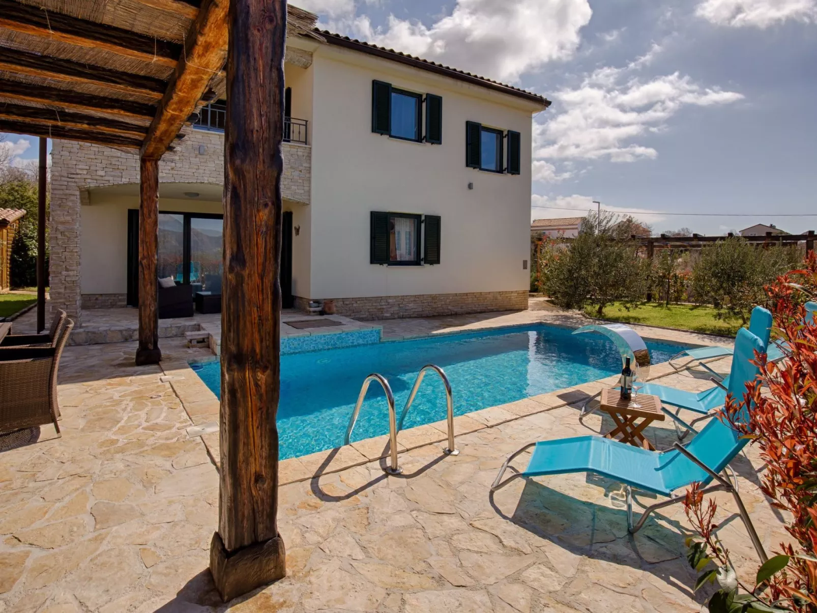 Villa "Oleandar" mit Schwimmbad und Meerblick