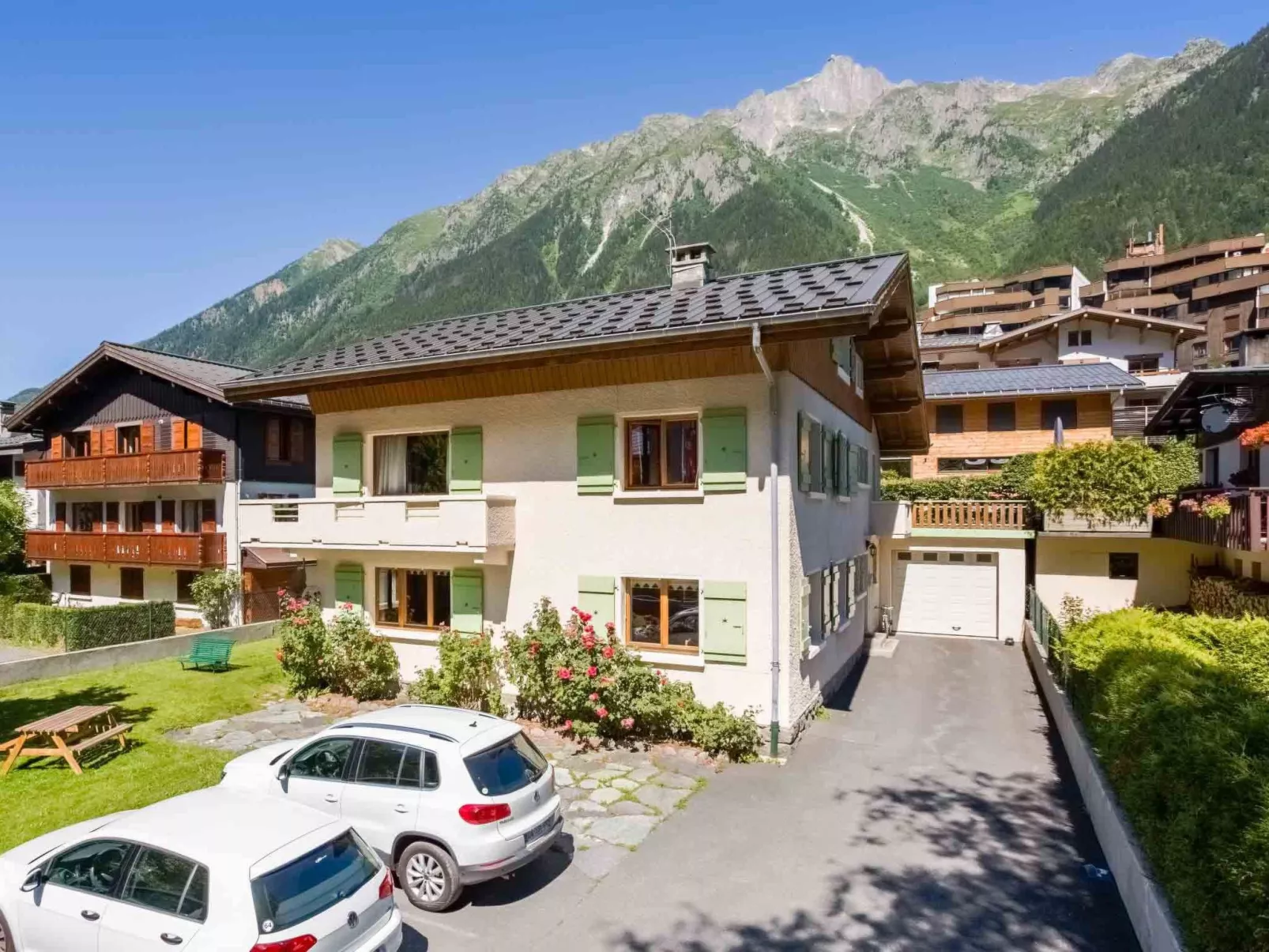 Komfortable Wohnung in Chamonix mit Südterrasse