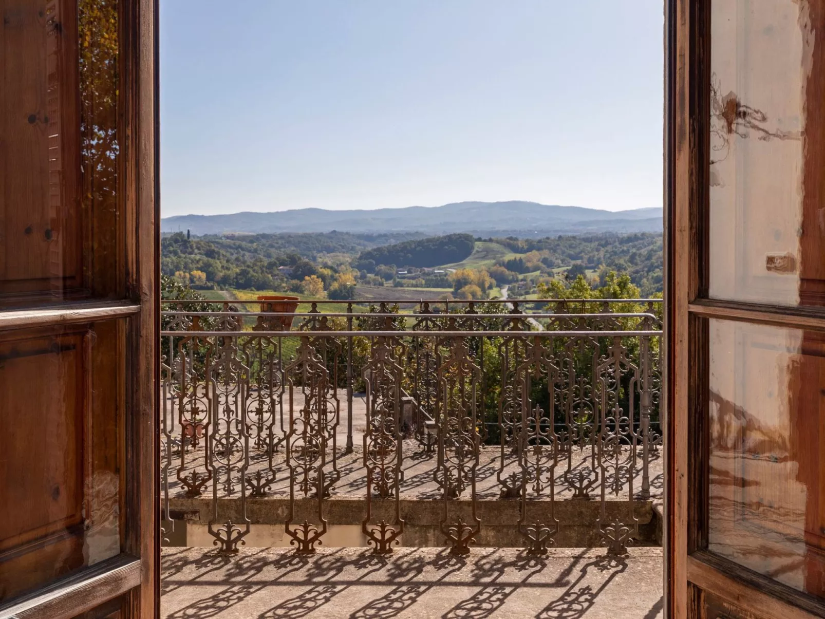 Historische Villa auf dem Lande in den toskanischen Hügeln
