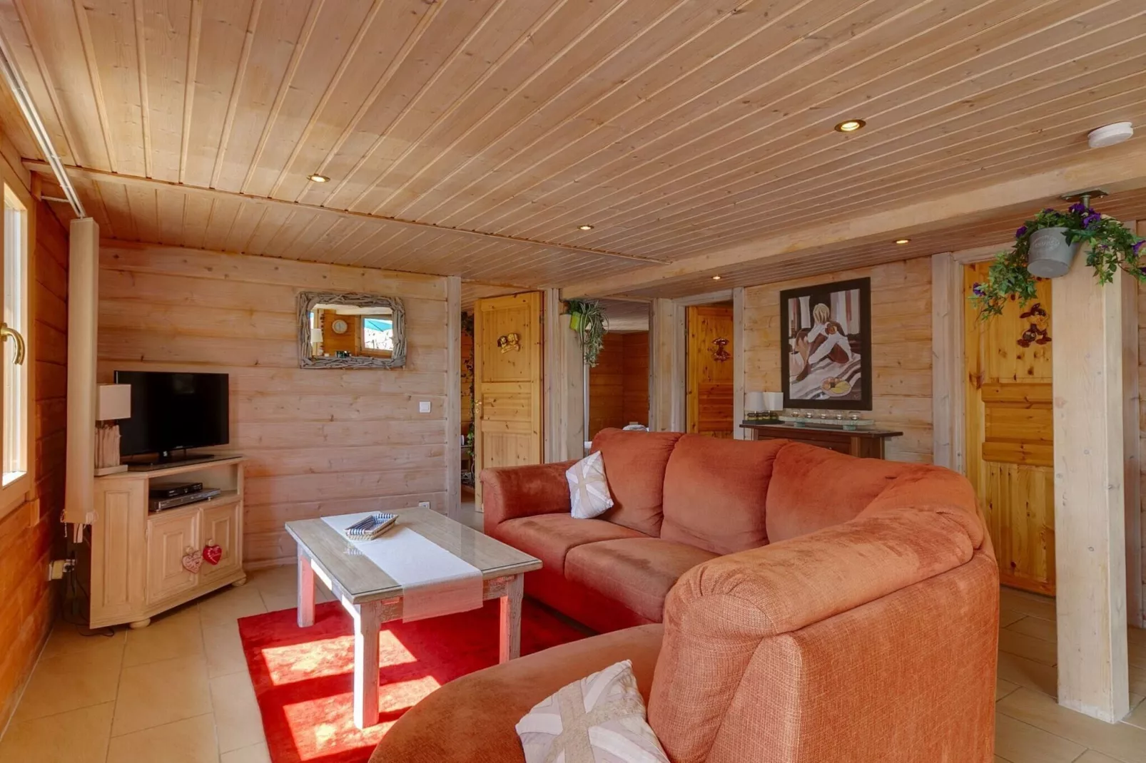 Chalet - Cheylard-Living room
