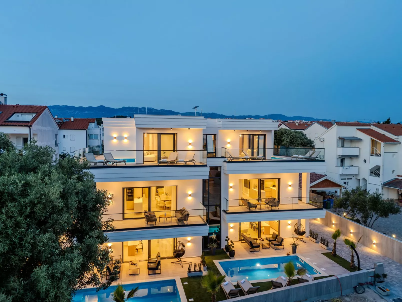 Zwei-Schlafzimmer-Wohnung Dantela mit privatem Pool