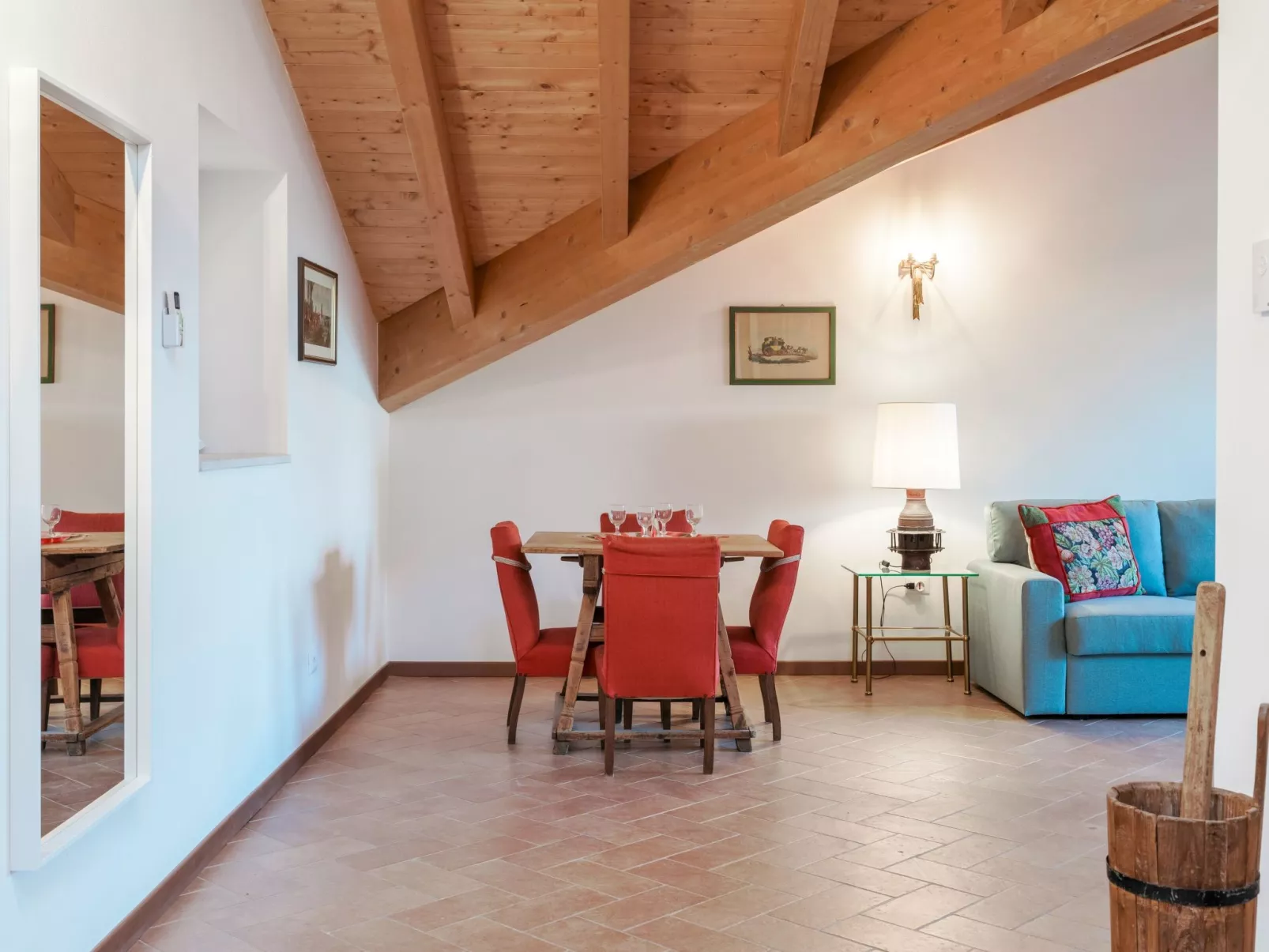 Penthouse - Doppelbett und Doppelschlafcouch