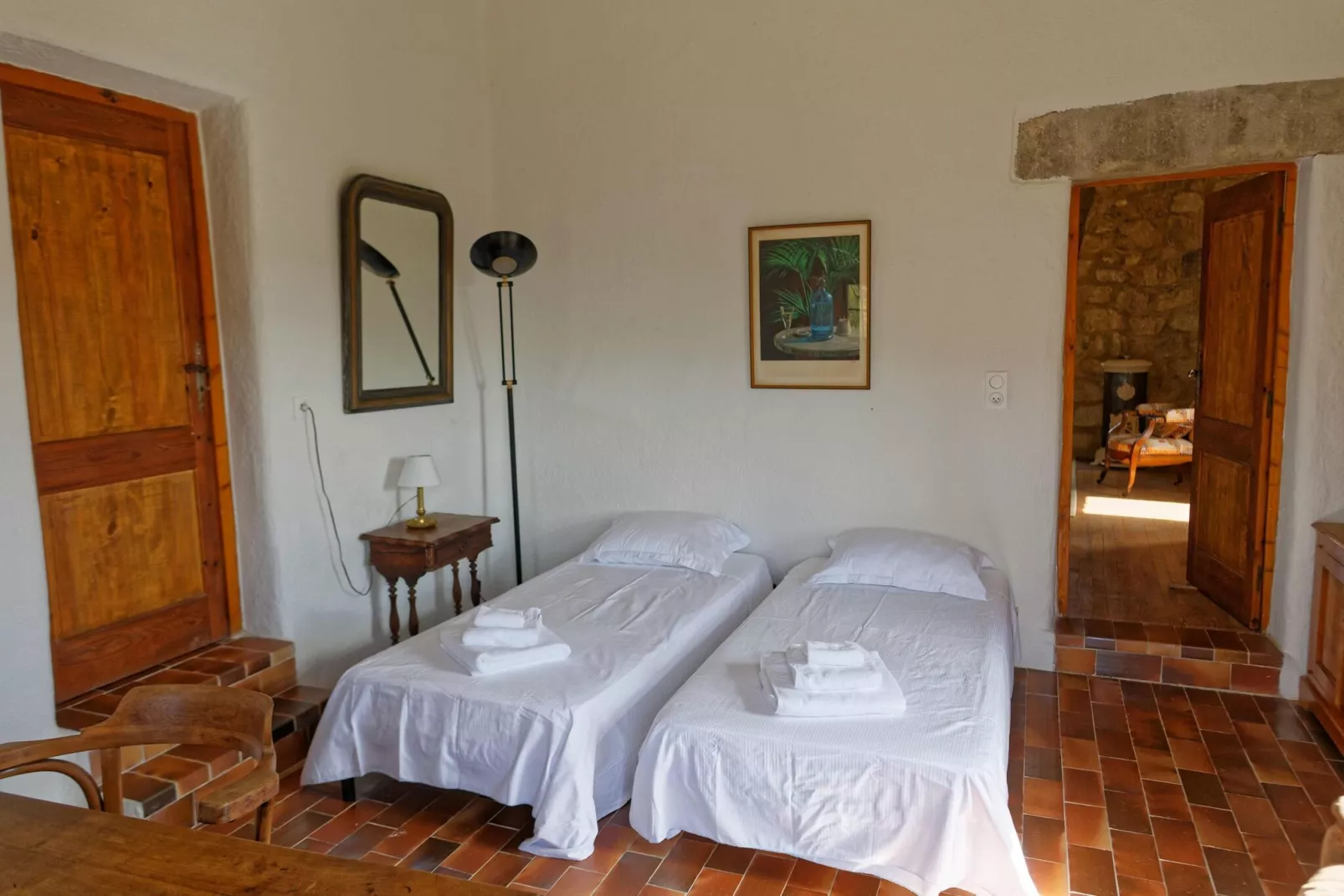 GITE FOUQUE LABAQUERE-Schlafzimmer