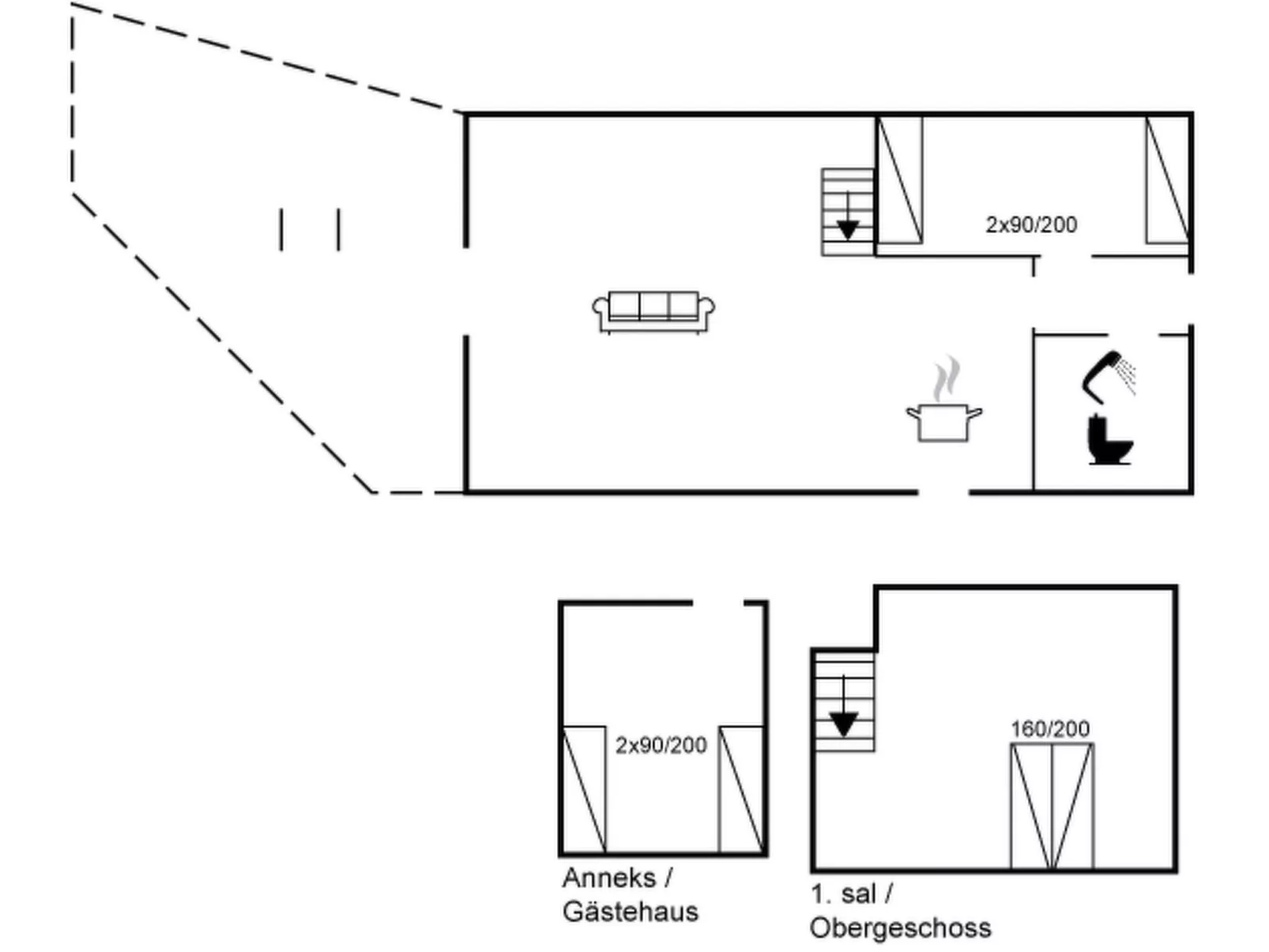 "Albertina" - 900m from the sea