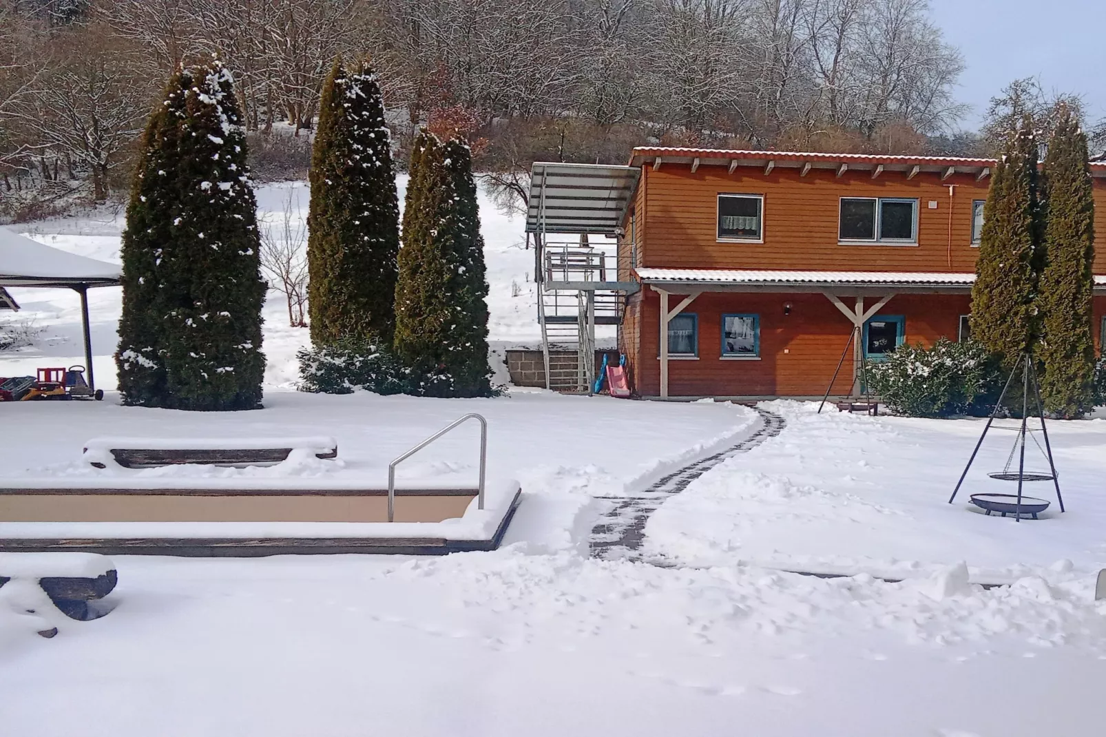 Am Ferienbauernhof - FW 5-Gebiet Winter 1 km