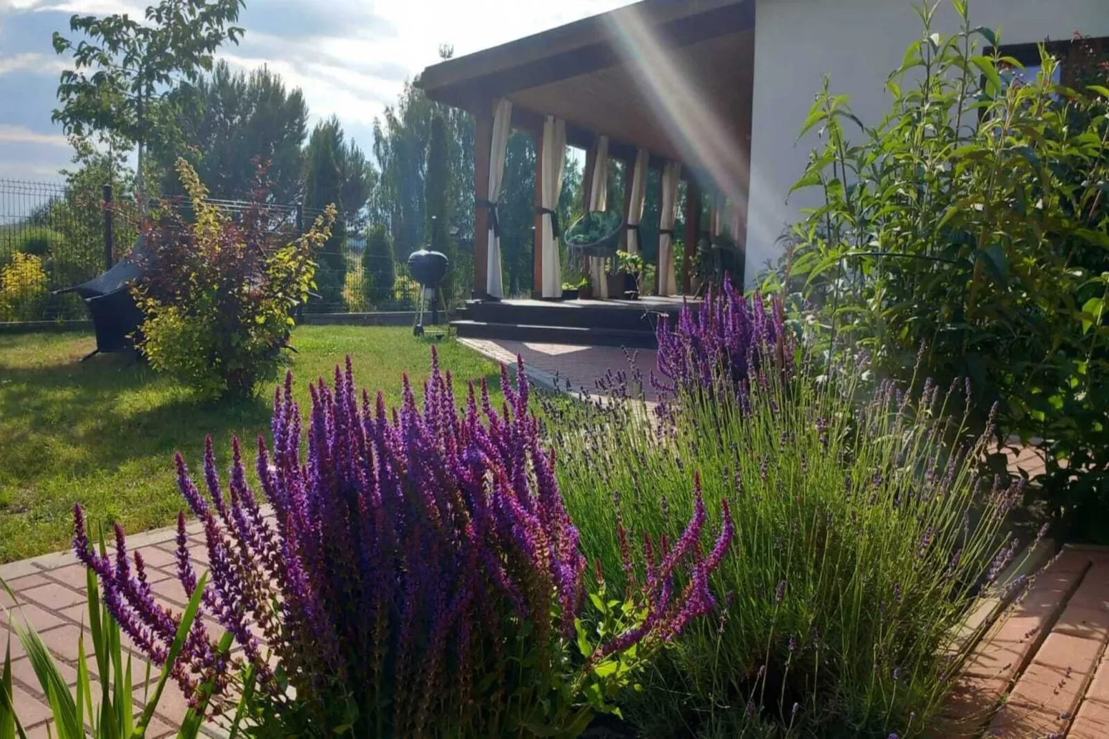 HolidayHouse with the big tarasse&garden in Kolczewo LIT