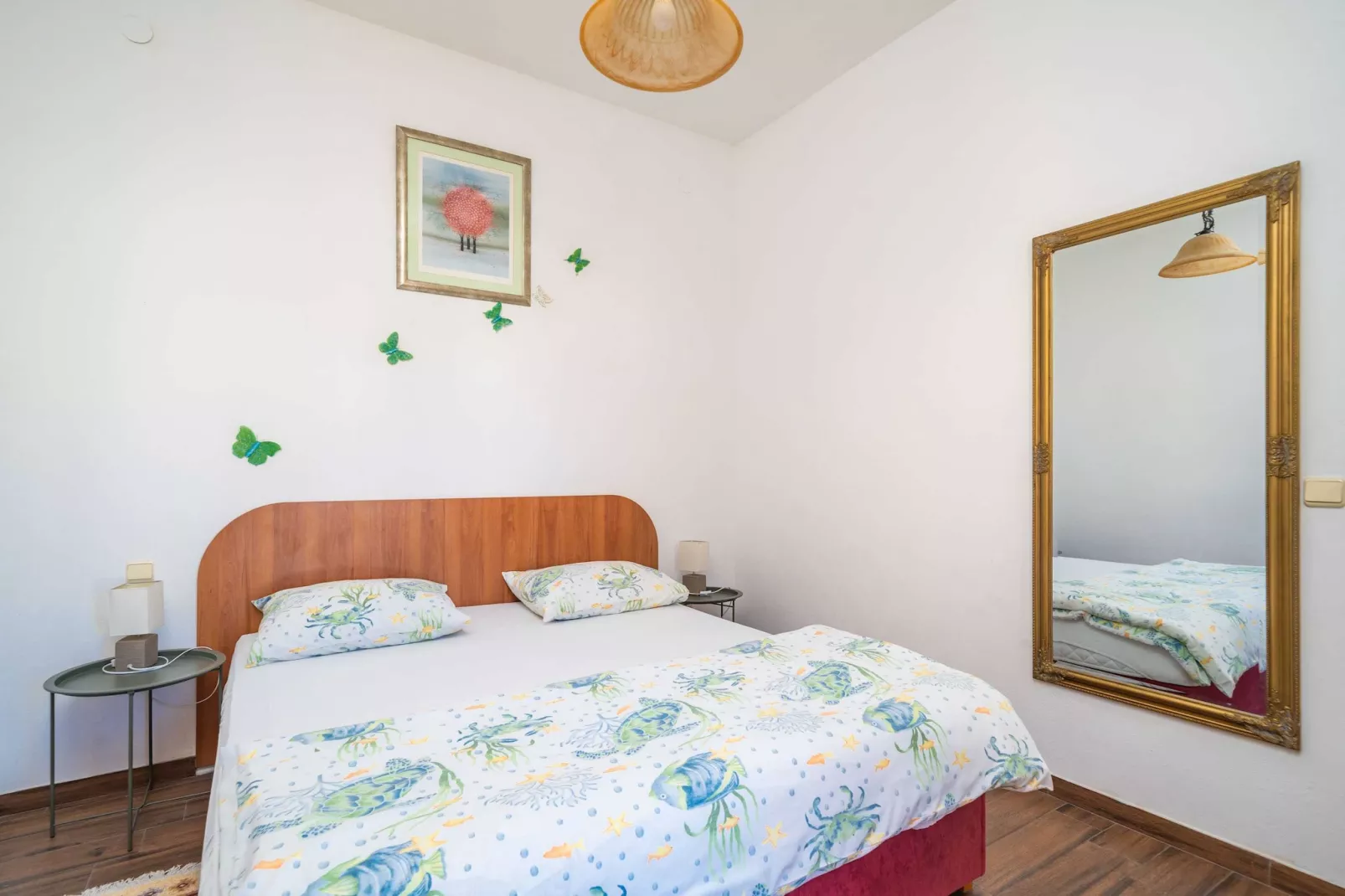 Apartments Senjo - One Bedroom Apartment with Balcony and Sea View (4 adults) (Apartman 3)-Bedroom