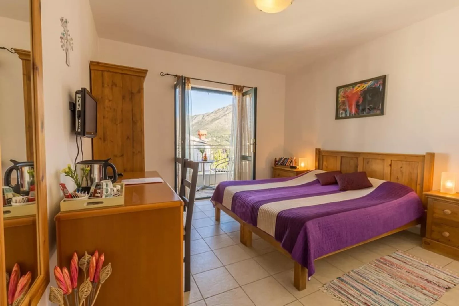 Castelletto - Superior Double Room with Balcony and Airport Transfer