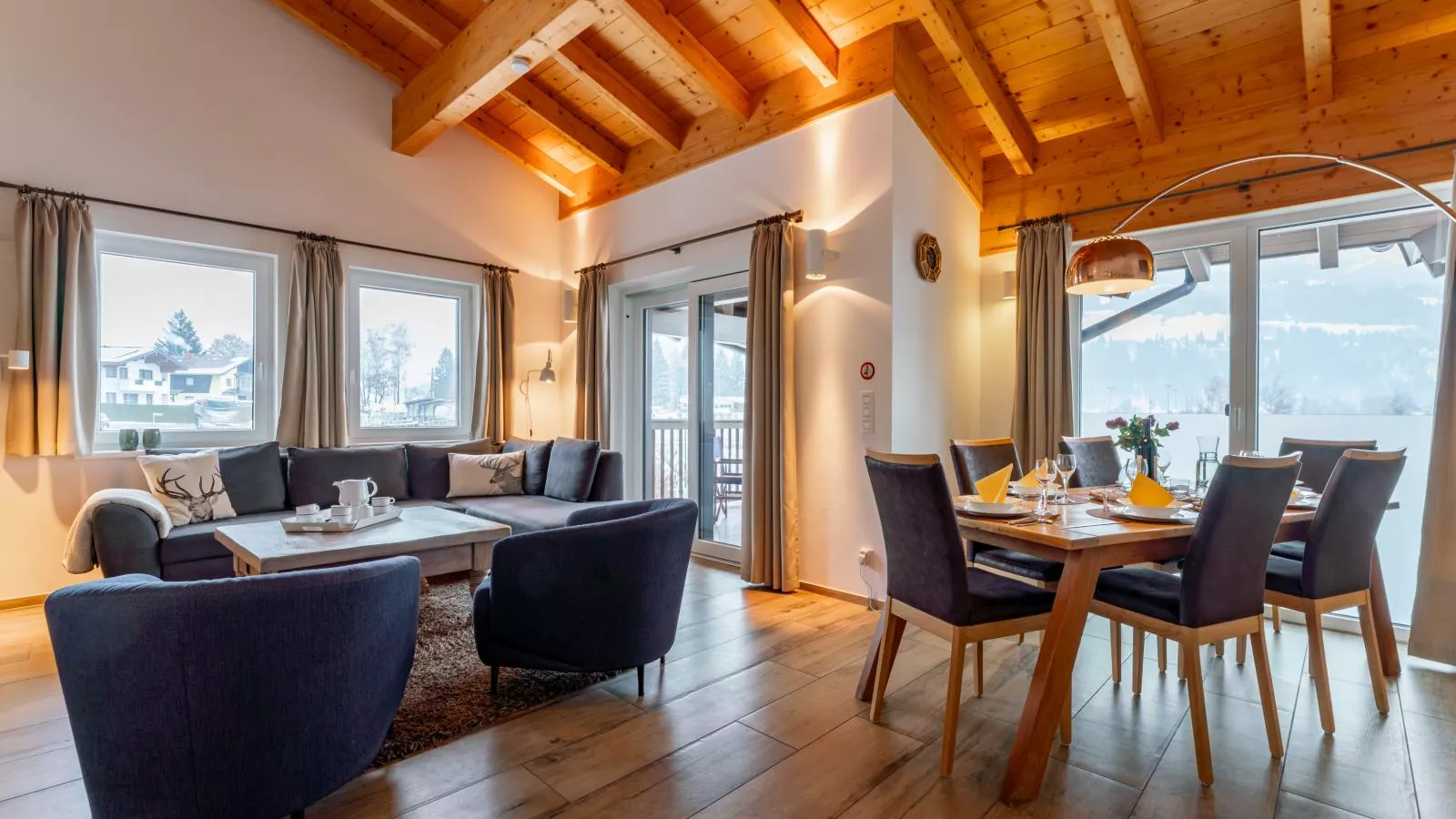 Salzach Lodge-Salle à manger