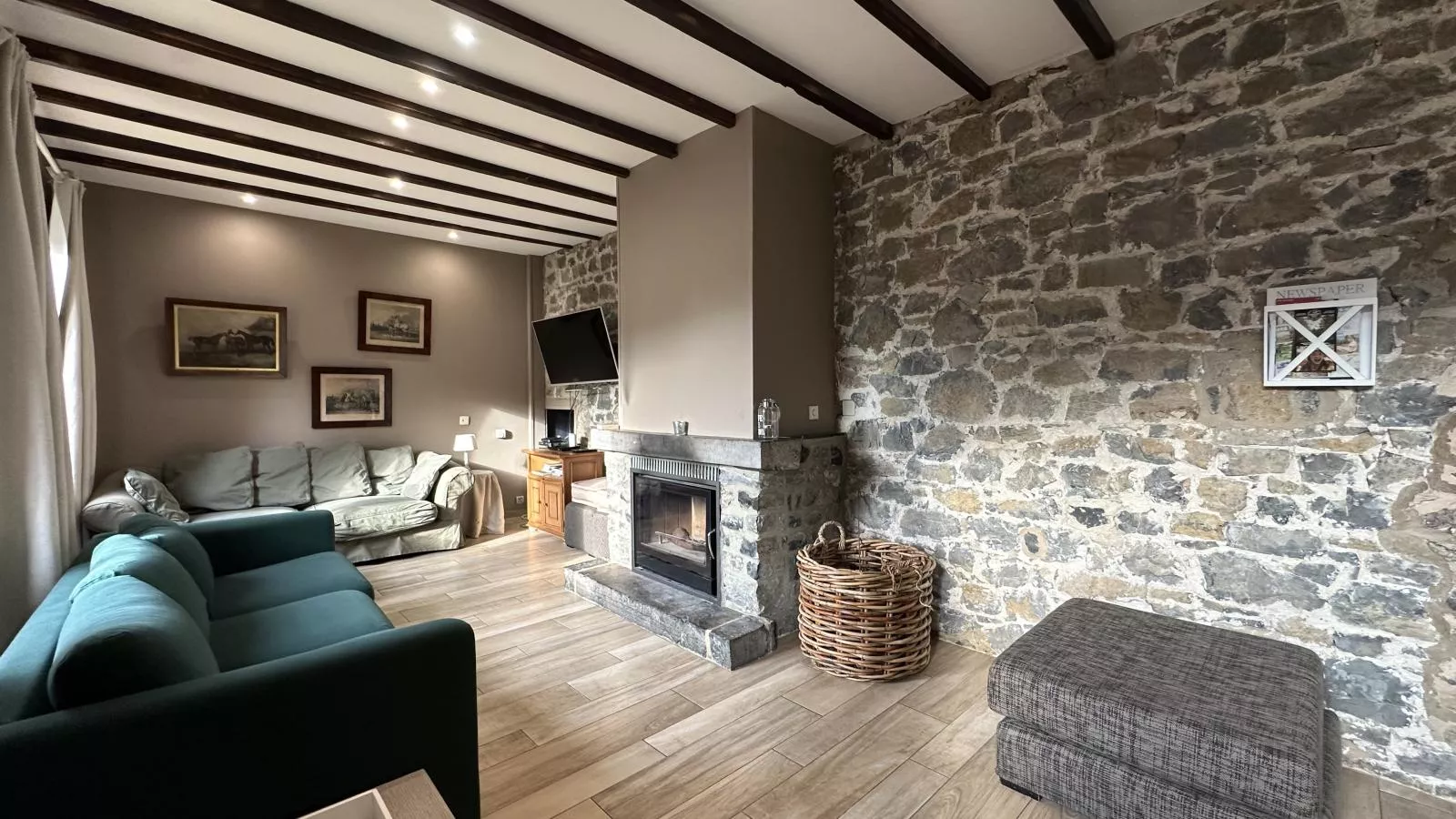 Gite de Montaigle - Wohnzimmer