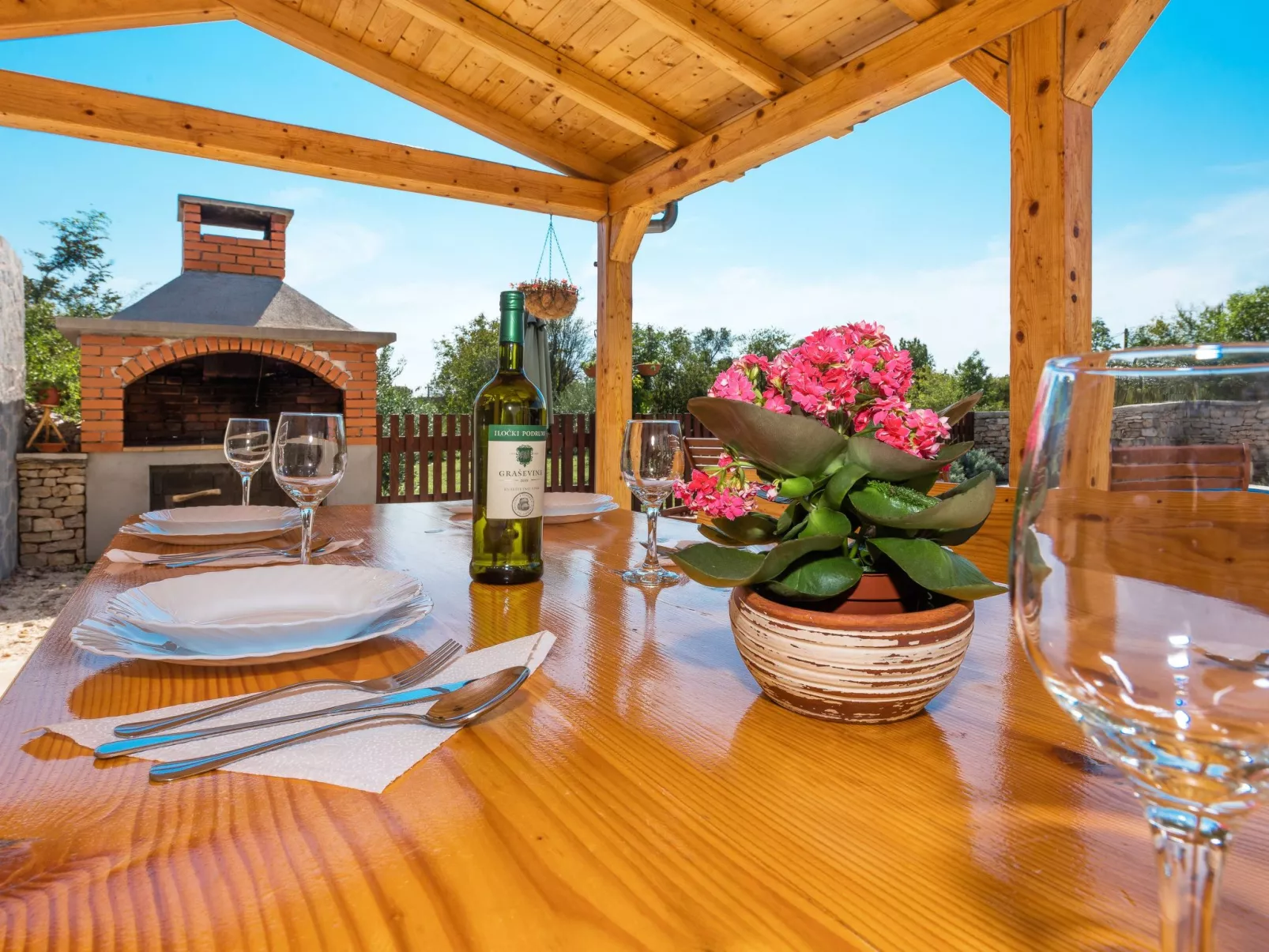 Mit pool Nationalpark Krka