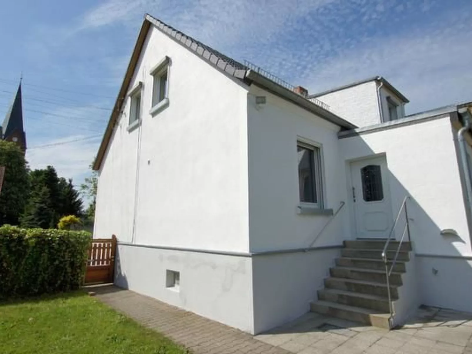 In Pouch mit Kleinem Garten