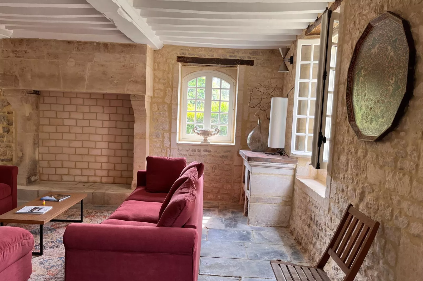 GITE DE LA MOTTE-Wohnzimmer