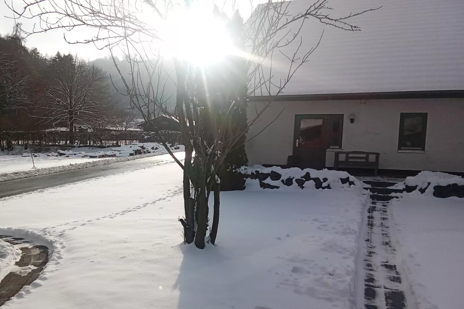 Am Ferienbauernhof - FW 1 und 5-Gebiet Winter 1 km