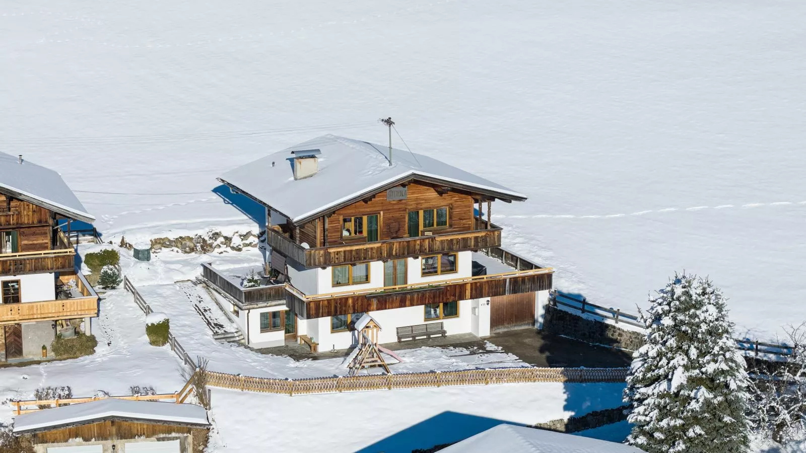 Tirola Chalet Alpbach-Extérieur hiver