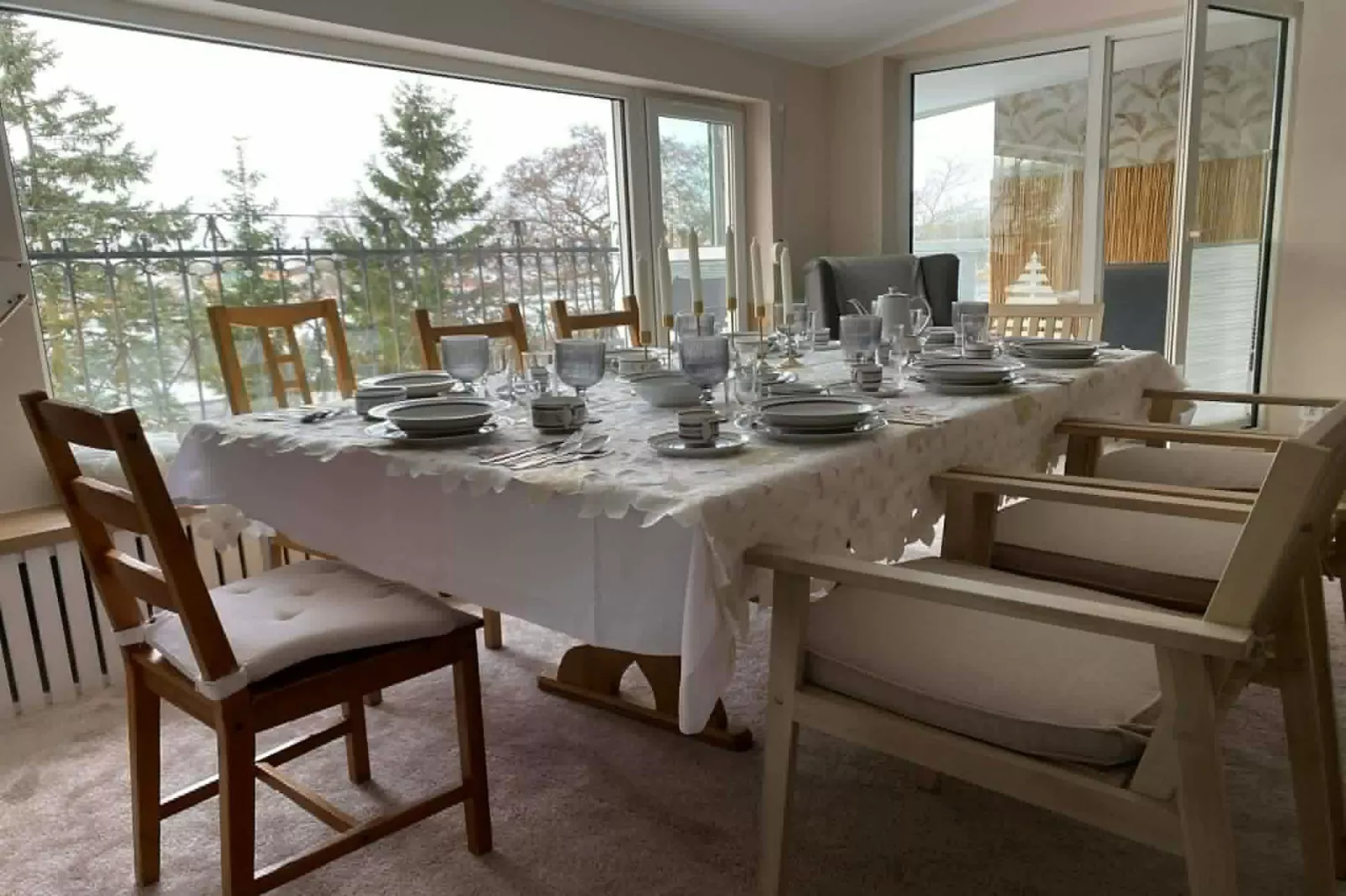 Apartament 8-osobowy Kołobrzeg - Esszimmer